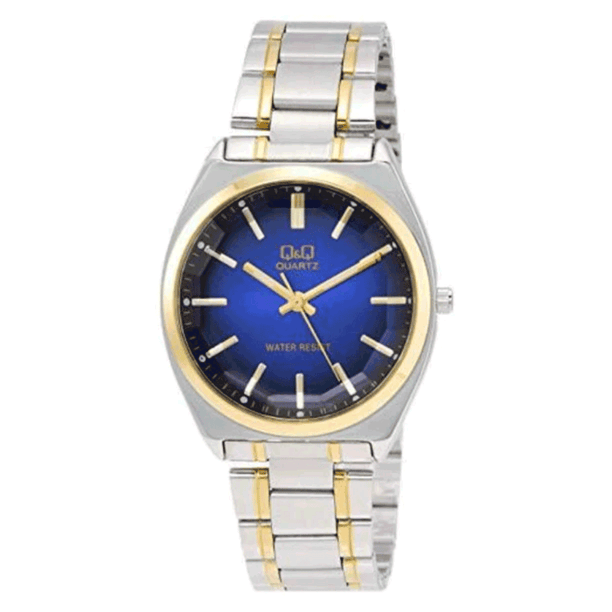 Reloj Q&Q JDM QB78-412 Cristal Mineral Biselado 36mm