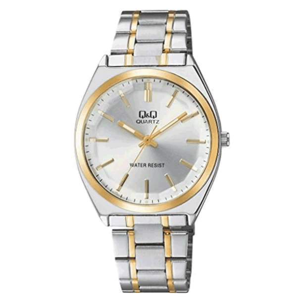 Reloj Q&Q JDM QB78-401 Cristal Mineral Biselado 36mm