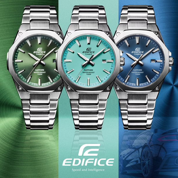 Reloj Casio Edifice EFR-S108DJ-2BJF Oak Metálico Tiffany Sapphire JDM