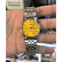 Reloj Casio Análogo MTP-B145D-9AV Amarillo 35mm