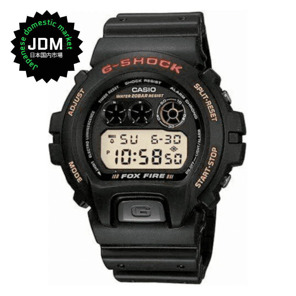 Reloj Casio G-Shock DW-6900B-9 Fox Fire Mercado Japonés JDM