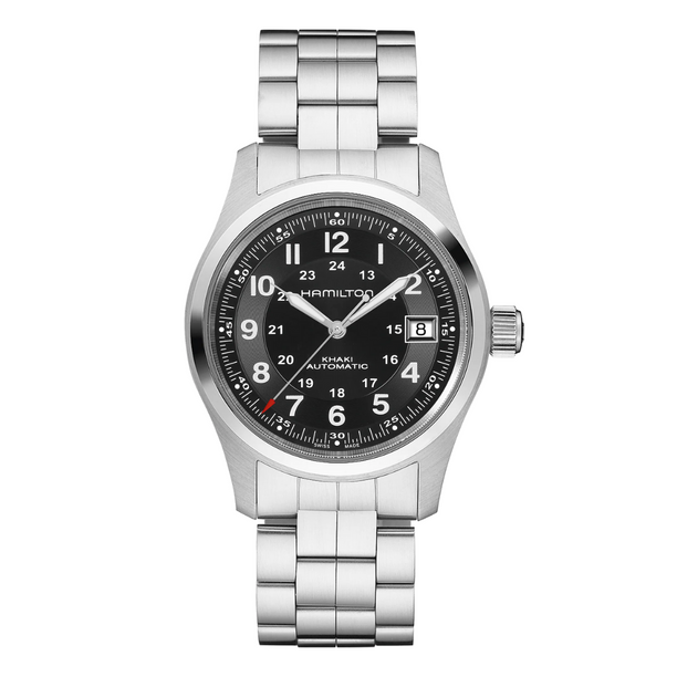 Reloj Hamilton H70455133 Khaki Field Automático 38mm Negro