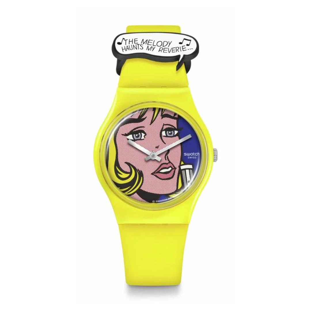 Reloj Swatch SO28Z117 REVERIE BY ROY LICHTENSTEIN 34mm Swiss Made