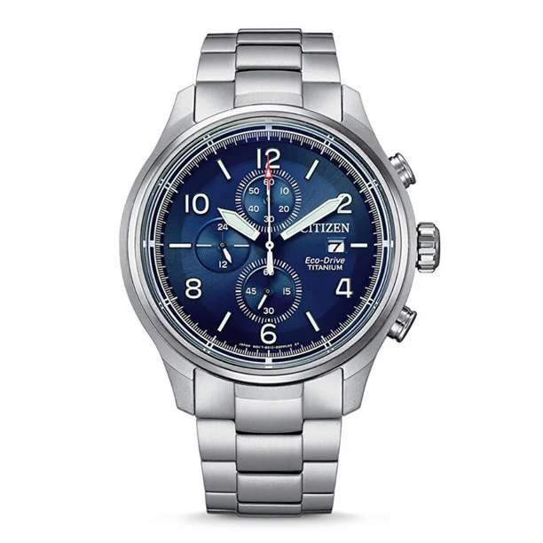 Reloj Citizen CA0810-88L Super Titanium Azul 44mm