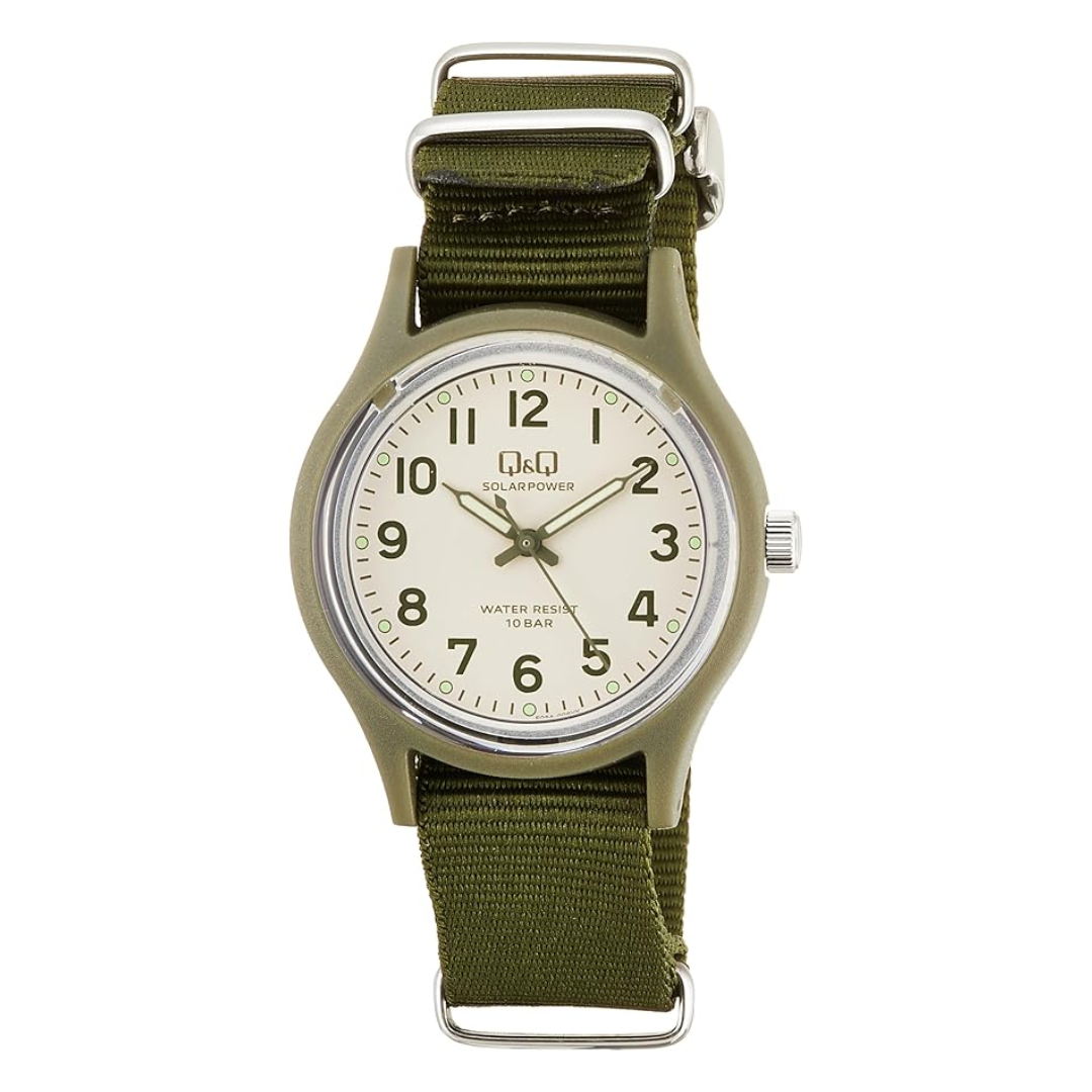 Reloj Q&Q E05A-006VK Solar Correa Nato JDM 37mm