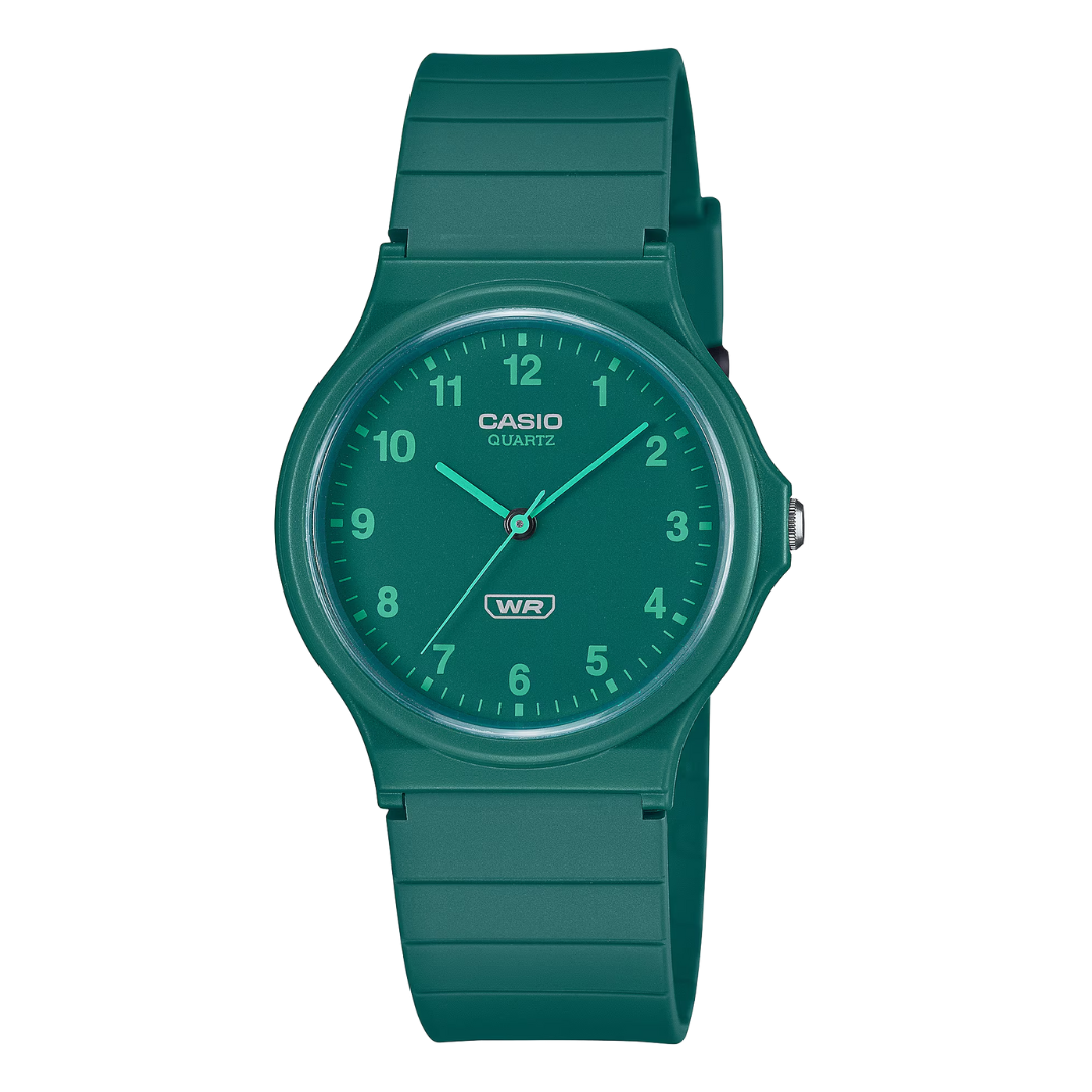 Reloj Casio Vintage MQ-24B-3B Bio Resina Verde Números