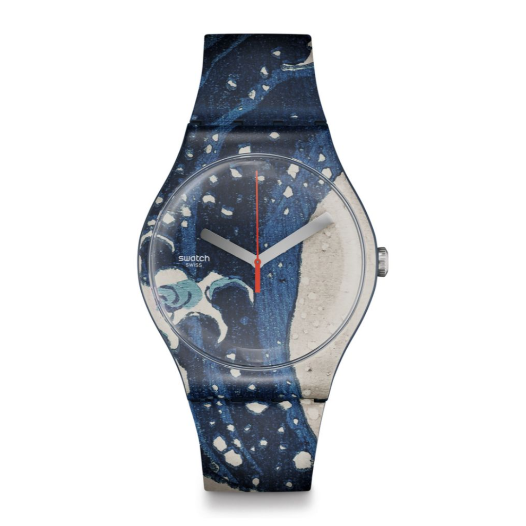 Reloj Swatch SUOZ351 The Great Wave by Hokusai 41mm Swiss Made