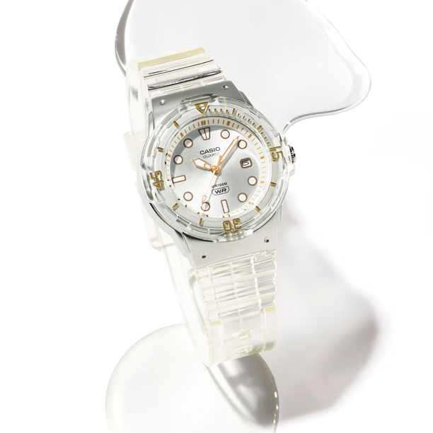 Reloj Casio Análogo LRW-200HS-7EV Transparente Mini Buceo