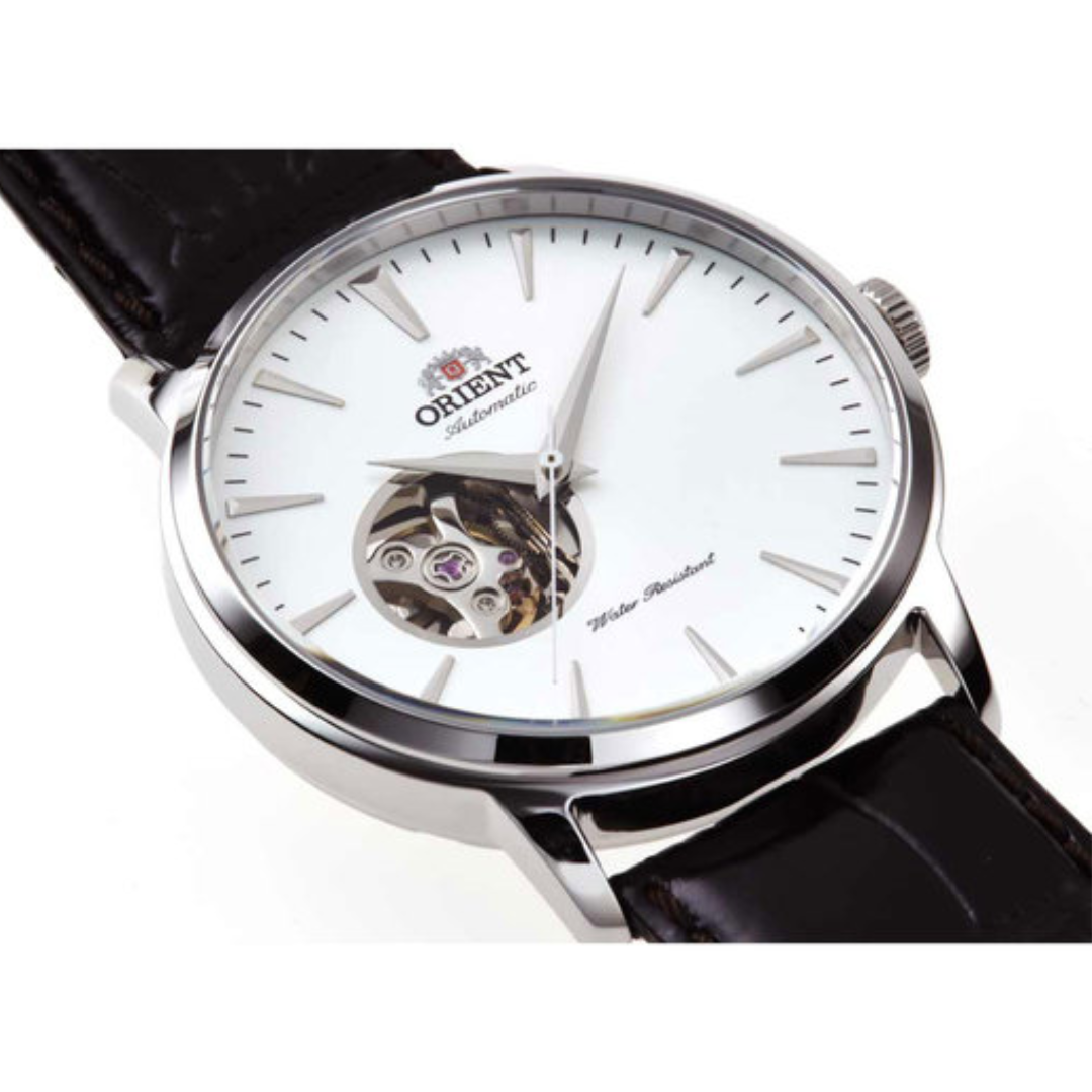 Reloj Orient TAG02005W Contemporary Open Heart Blanco 41 mm