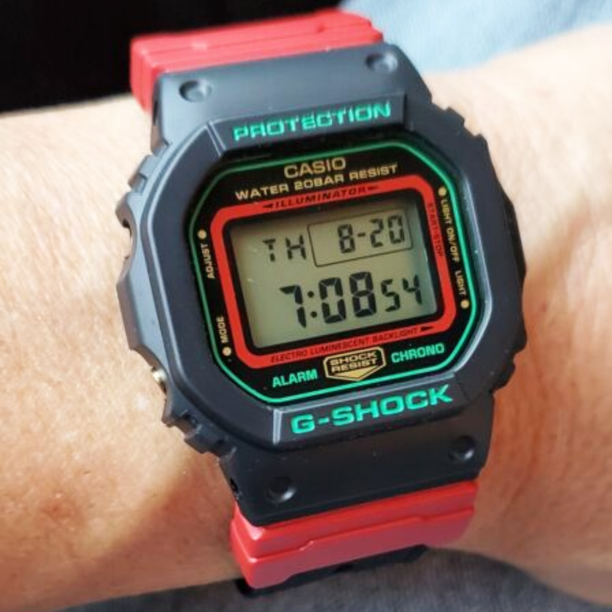 Reloj Casio G-Shock Vintage DW-5600THC-1JF Limited JDM