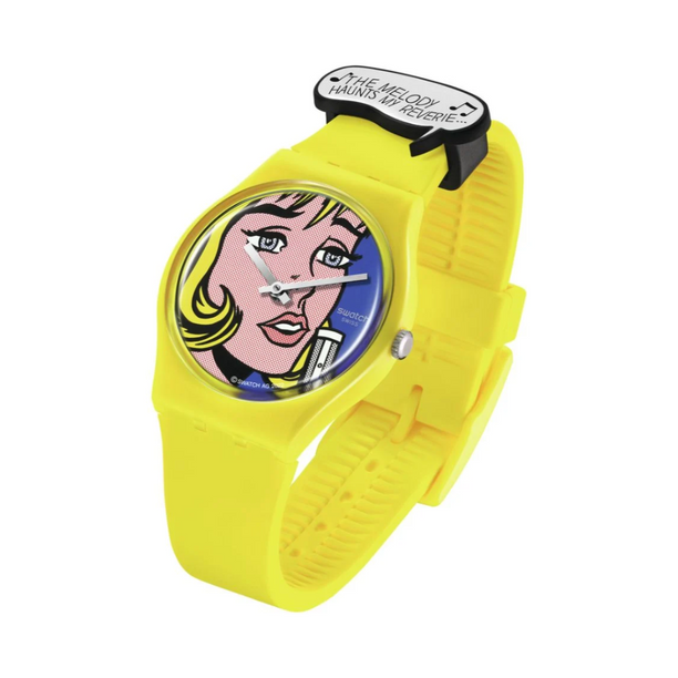 Reloj Swatch SO28Z117 REVERIE BY ROY LICHTENSTEIN 34mm Swiss Made