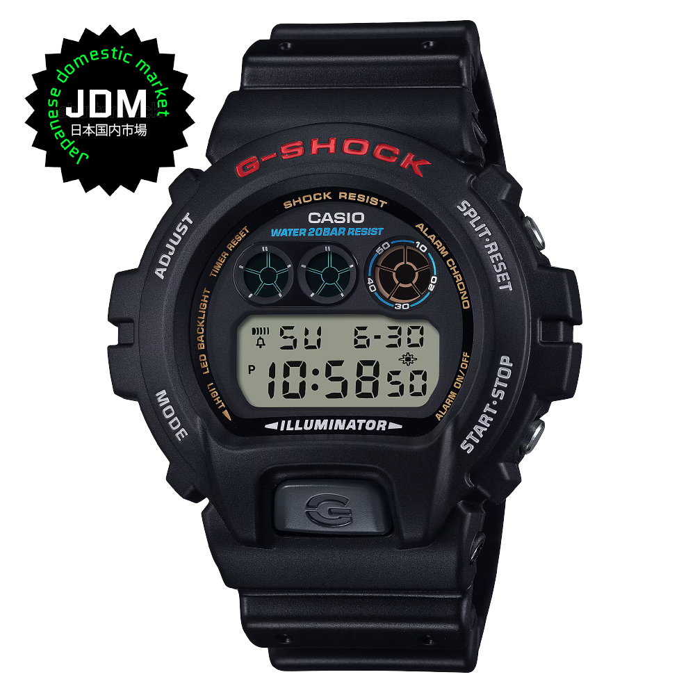 Reloj Casio G-Shock DW-6900U-1JF Illuminator Mercado Japonés JDM