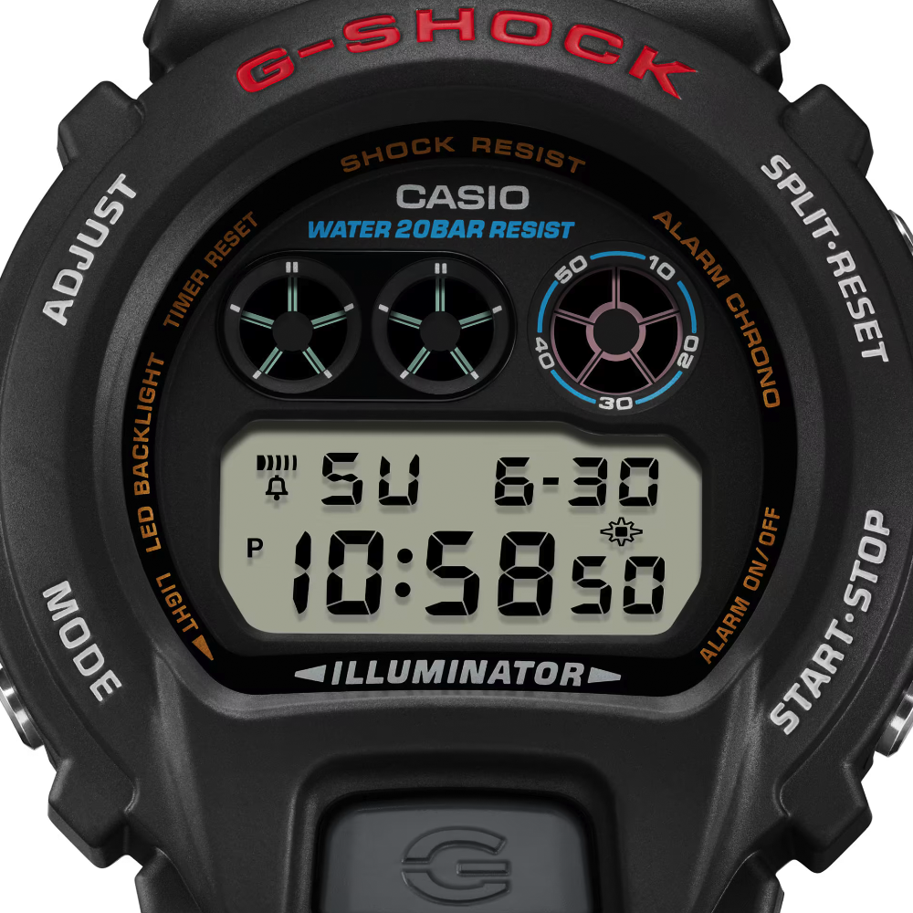 Reloj Casio G-Shock DW-6900U-1JF Illuminator Mercado Japonés JDM