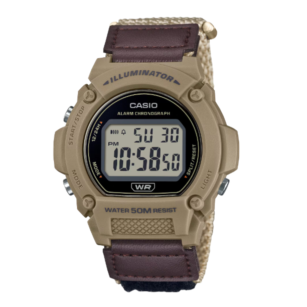 Reloj Casio Vintage W-219HB-5AVDF Digital Outdoor Velcro