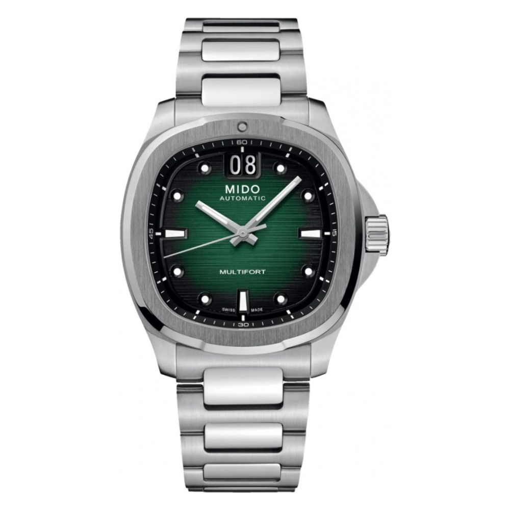 Mido Automatic M049.526.11.091.00 Multifort TV Big Date Swiss Made Verde