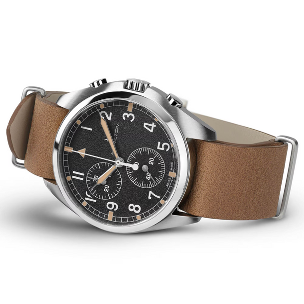 Reloj Hamilton H76522531 Khaki Aviation Pilot Pioneer Chrono Cuarzo 41mm