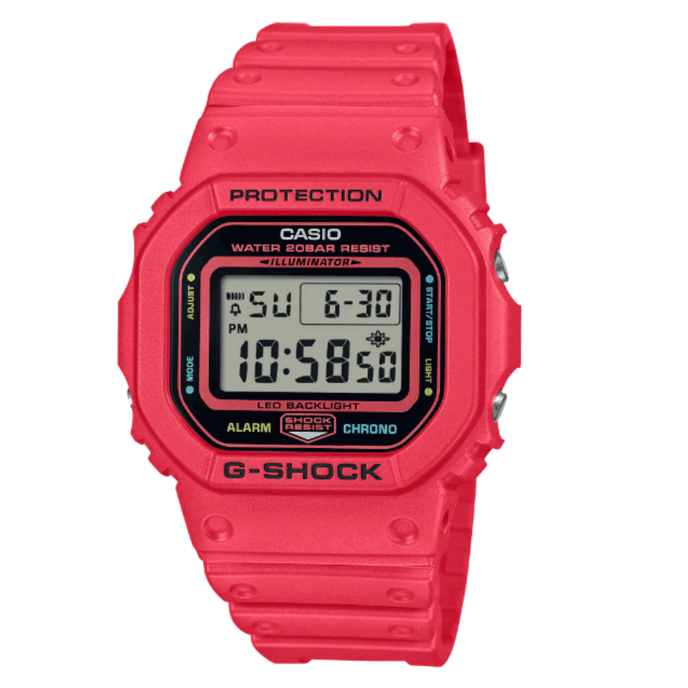 Reloj Casio G-Shock Vintage DW-5600EP-4DR Rojo