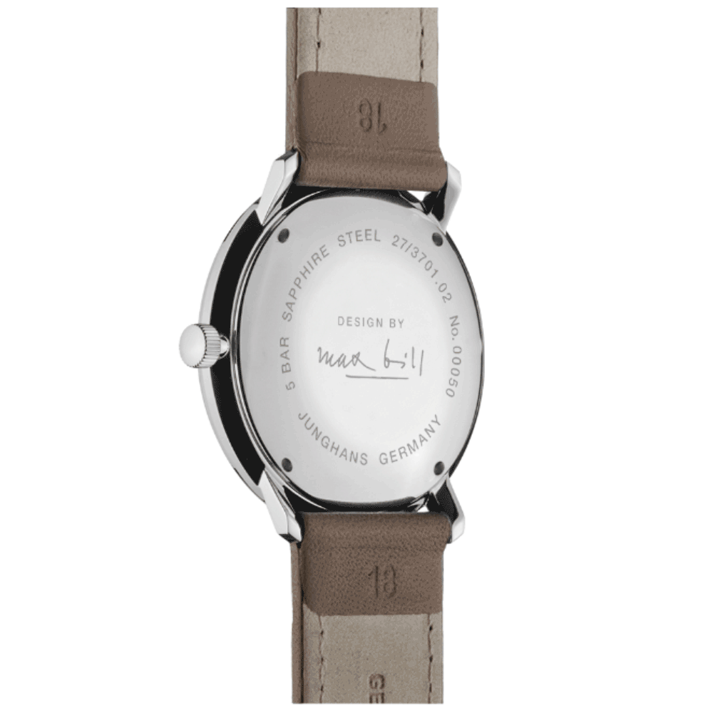 Reloj Junghans Max Bill Handaufzug 27 3701.02 34mm A Cuerda