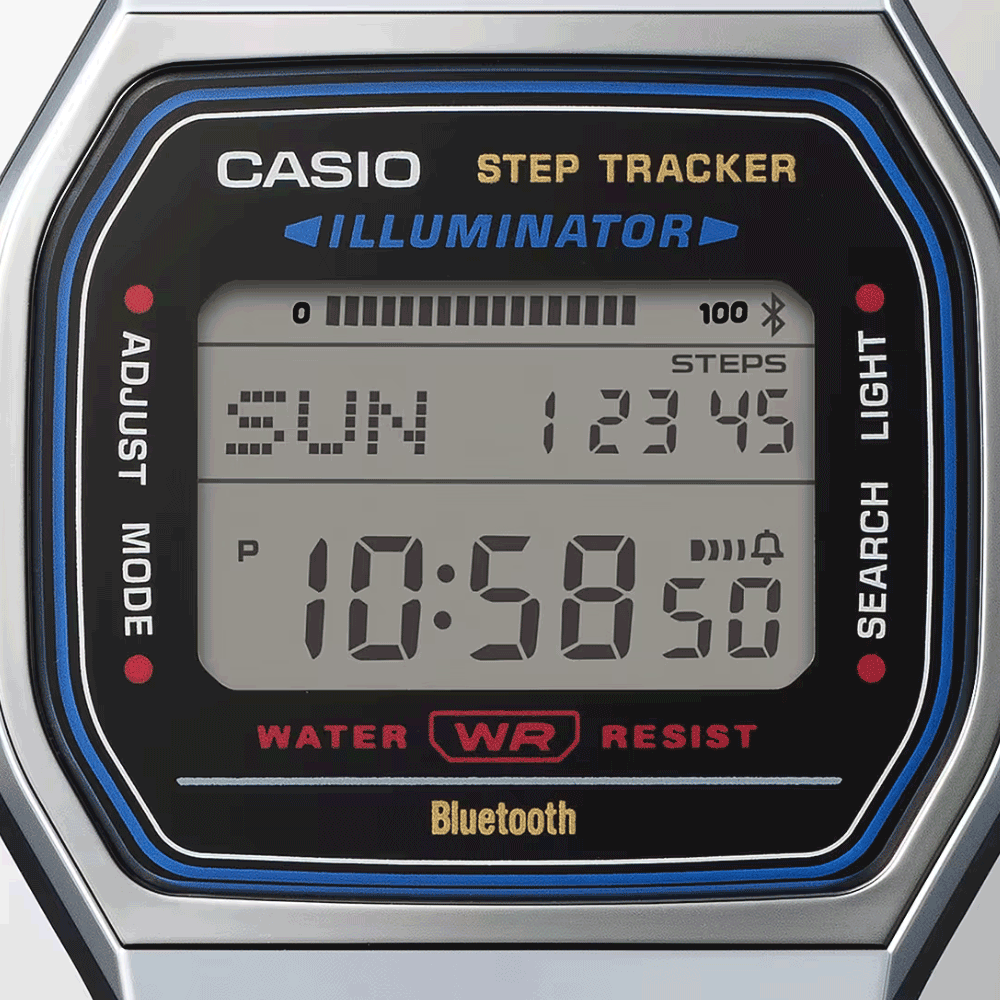 Reloj Casio Vintage ABL-100WE-1ADF Bluetooth Azul/Plateado