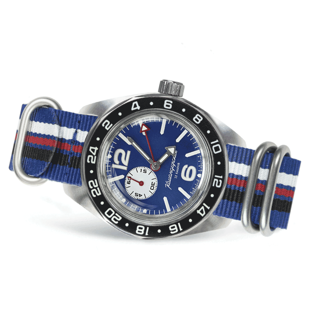 Vostok Komandirskie 03096A GMT  Made in Russia 41mm [EXCLUSIVO]