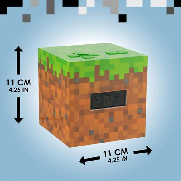 Reloj Despertador Minecraft Licenced By Mojang USB