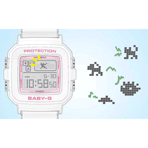 Reloj Casio Baby-G + Plus BGD-10KPP-7 10BAR Las Chicas Superpoderosas