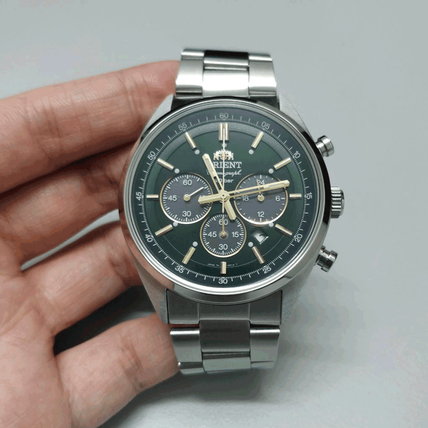 Reloj Orient WV0031TX Chronograph Solar Made in Japan JDM 42mm