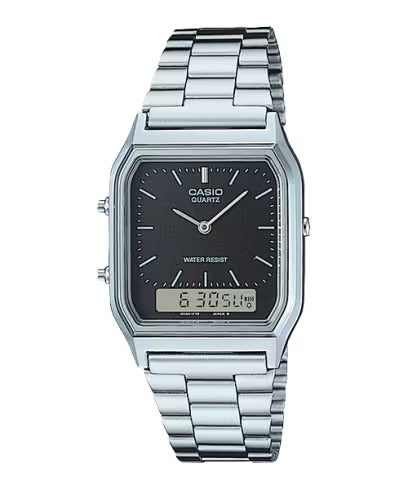 Reloj Casio Vintage AQ-230A-1DMQ Dial Negro