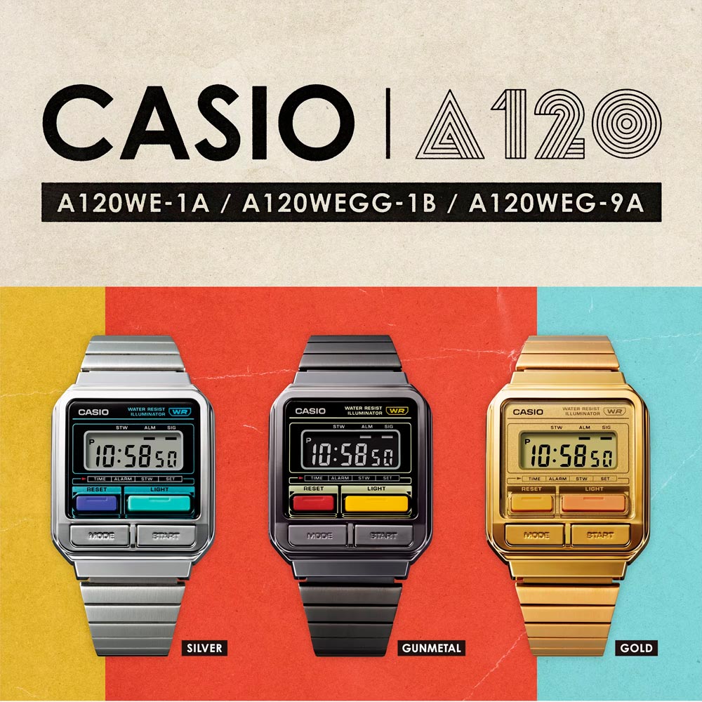 Reloj Casio Vintage A120WEG-9ADF Dorado - Dando la Hora - Dando La Hora