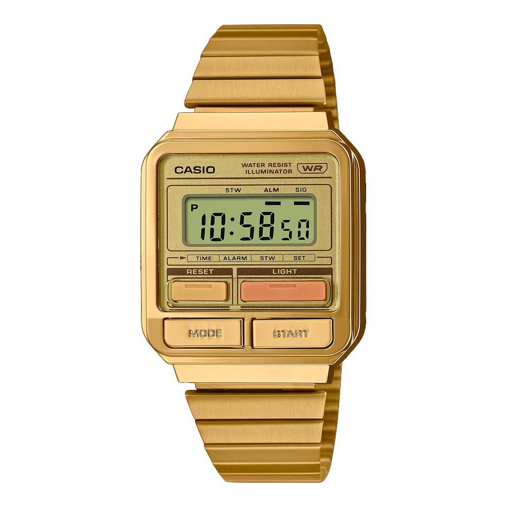 Reloj Casio Vintage A120WEG-9ADF Plateado - Dando la Hora