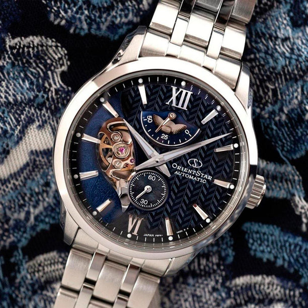 Reloj Orient Star Automatic RE-AV0B03B00B Sapphire 41mm Made in Japan - Dando la Hora