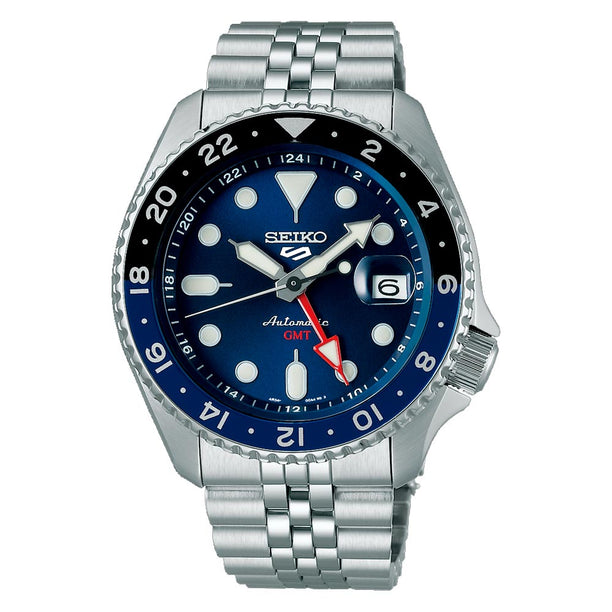 Reloj Seiko 5 GMT Automático SSK003K1 Metálico 42,5mm - Dando la Hora