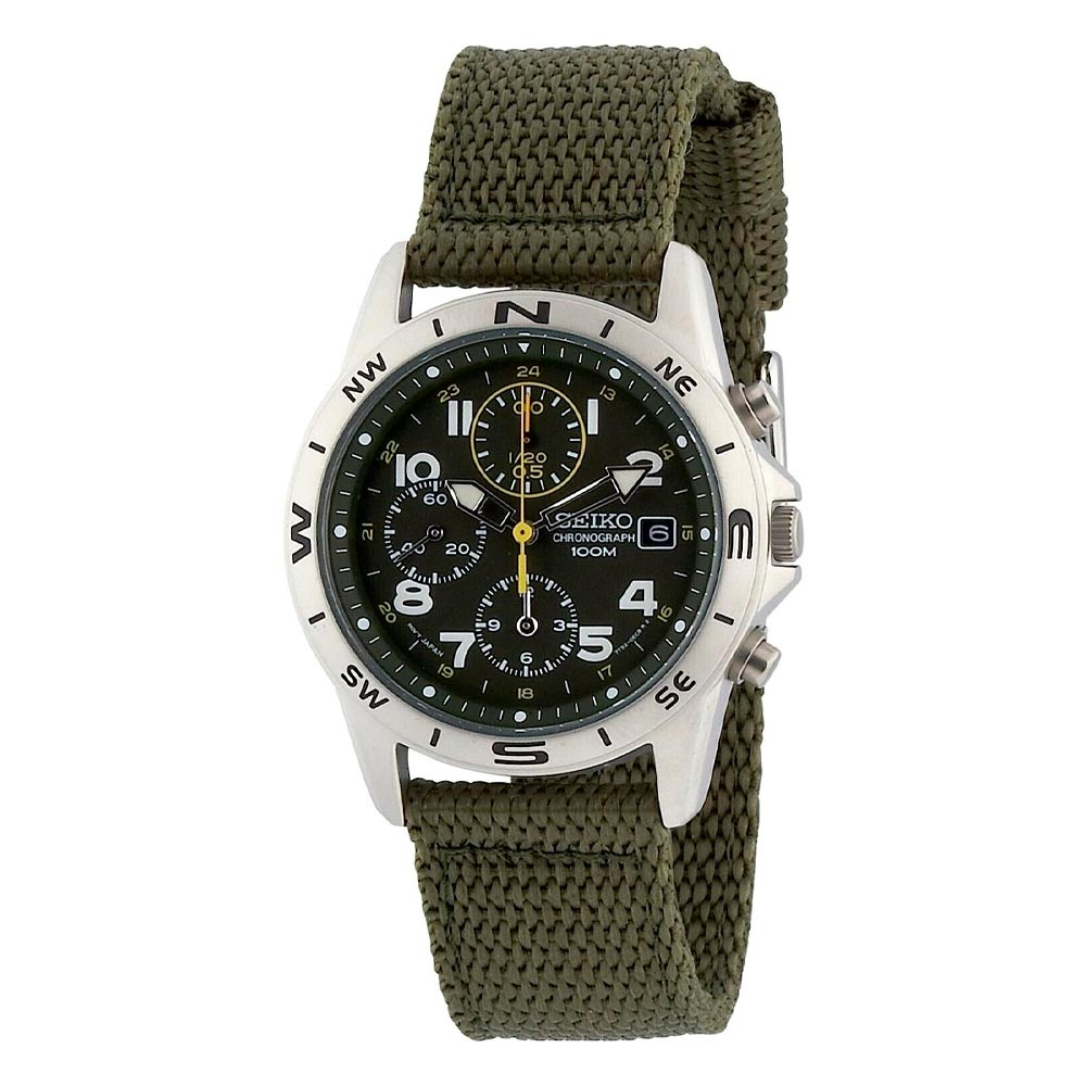 Reloj Seiko Chronograph SND377R Quartz Acero JDM 40mm - Dando la Hora