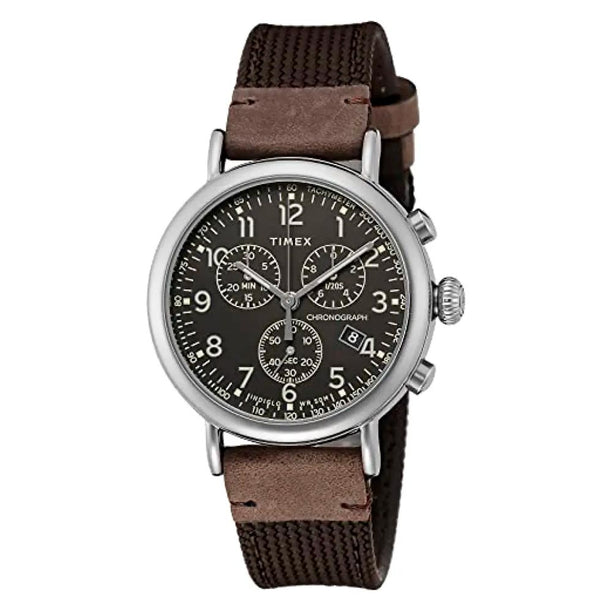 Reloj Timex Chronograph TW2U89300 Indiglo Cuero - Dando la Hora