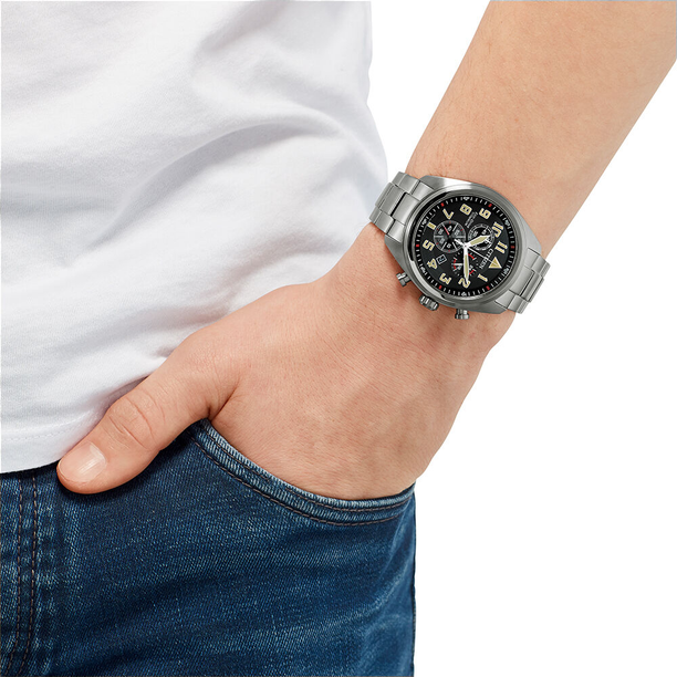 Reloj Citizen Eco-Drive AT2480-81E Super Titanium Chronograph Sapphire 43,5mm