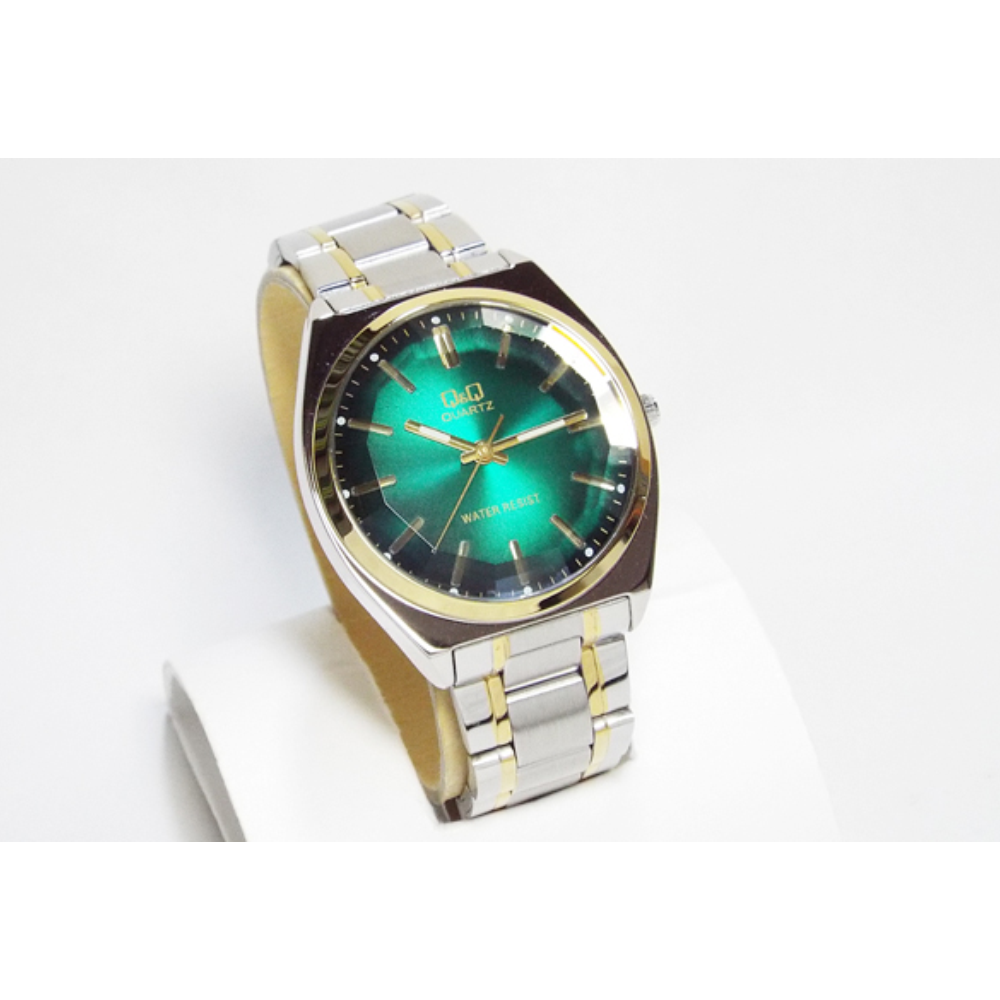 Reloj Q&Q JDM QB78-422 Cristal Mineral Biselado 36mm