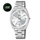 Reloj Q&Q JDM QB78-20 Cristal Mineral Biselado 36mm