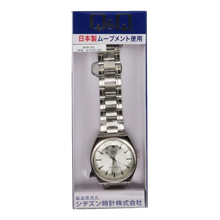 Reloj Q&Q JDM QB78-20 Cristal Mineral Biselado 36mm