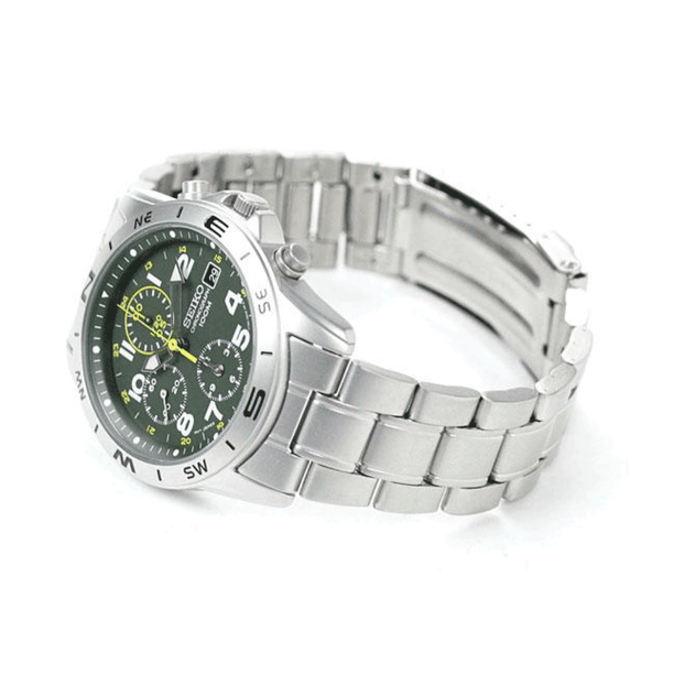 Reloj Seiko Chronograph SND377P1 Quartz Acero JDM 40mm