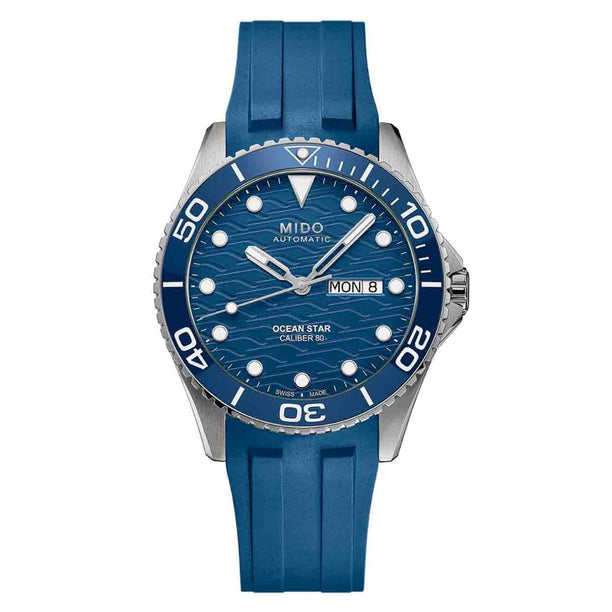 Reloj Mido Automatic M042.430.17.041.00 Ocean Star 200C Swiss Made Azul