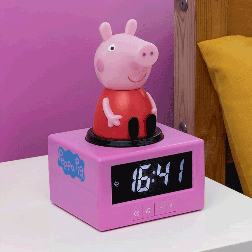 Reloj Despertador Espantacuco Peppa Pig Paladone