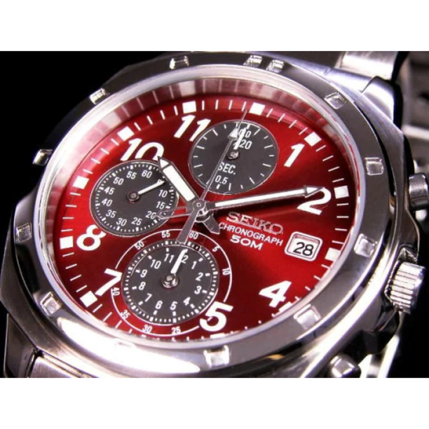 Reloj Seiko Chronograph SND495PC Quartz Acero JDM 40mm