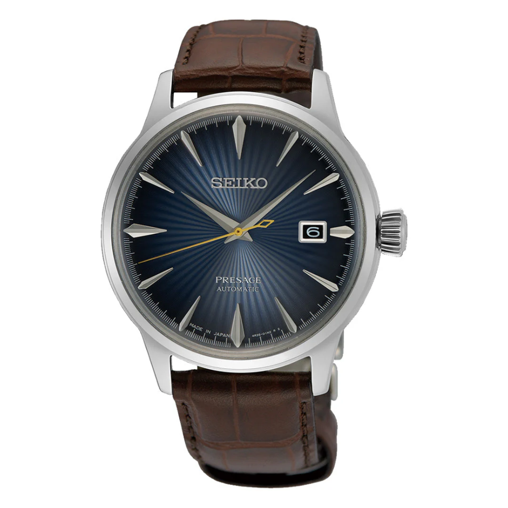 Reloj Seiko Presage Analogo Automatico SRPK15 Dando la Hora Dando La Hora