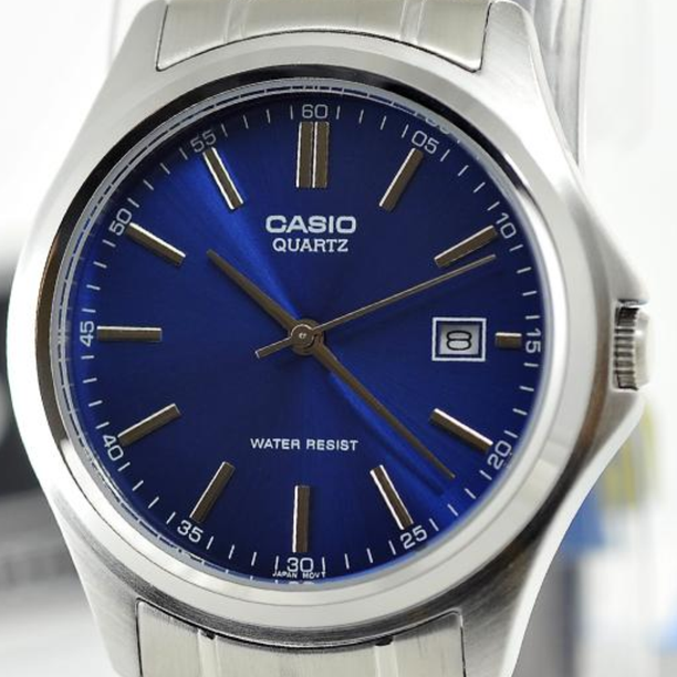 Reloj Casio Análogo MTP-1183A-2A Azul Acero Inoxidable