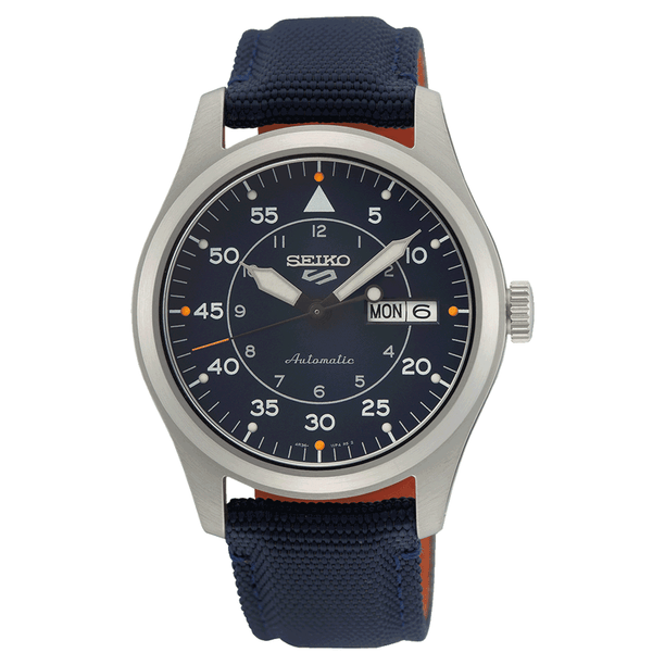 Reloj Seiko 5 Sports Automático SRPH31 Metálico NATO 39.4mm Azul