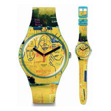 Reloj Swatch SUOZ354 Hollywood Africans by JM Basquiat 41mm Swiss Made