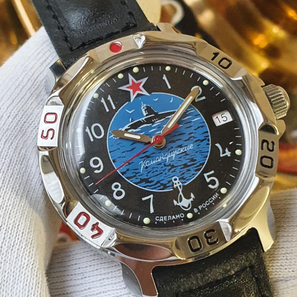 Reloj Vostok Komandirskie 811163 A Cuerda Made in Russia 40mm [EXCLUSIVO]