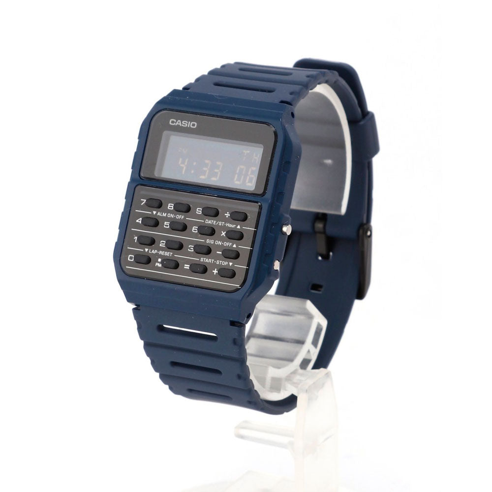 Casio CA-53WF-2B calculadora azul digital reloj para hombre original nuevo  clásico CA-53, Negro -, Classic