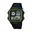 Reloj World Time Royale Casio Vintage AE-1200WHB-1BVDF Verde