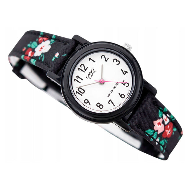 Reloj Casio Análogo LQ-139LB-1B2DF Negro Flores